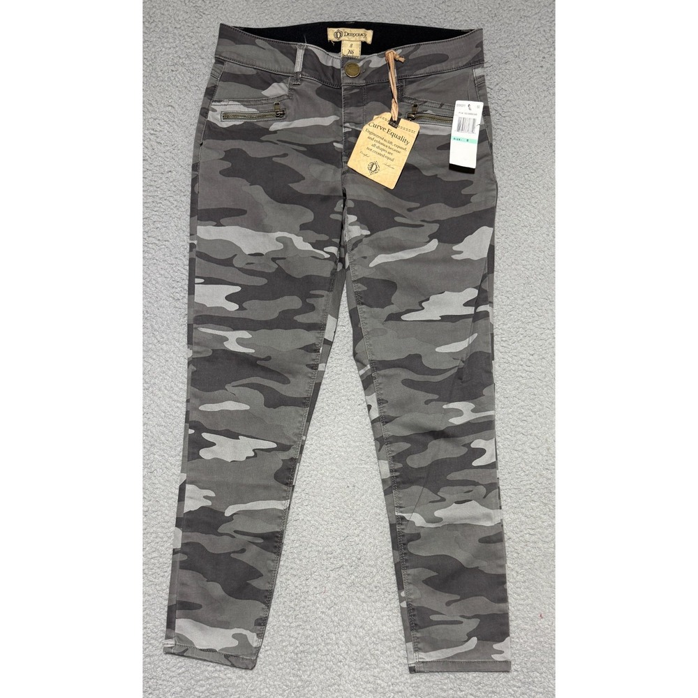 NEW Democracy Ab Technology Skinny Jeans Jegging Camo Size 8 30 x 27 Stretch